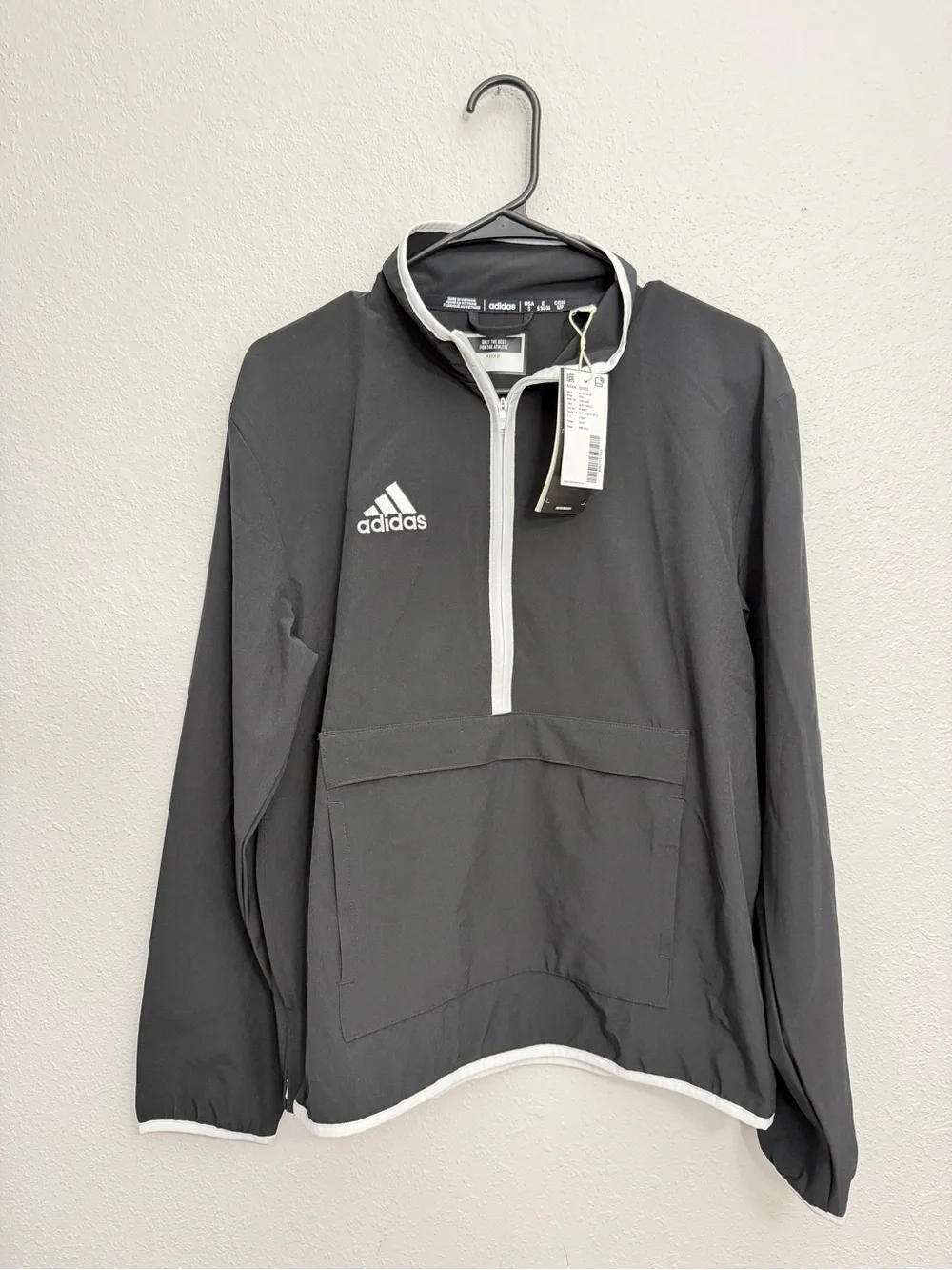 Adidas Sideline Quarter Zip Womens Jacket Black Size Small